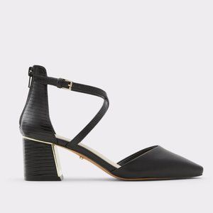 Black Aldo heels, size 8